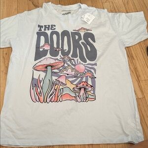 american eagle band graphic tee